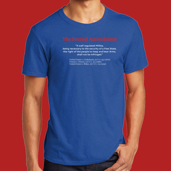 The Second Amendment - Premium Blend Ring Spun T Shirt Thumbnail