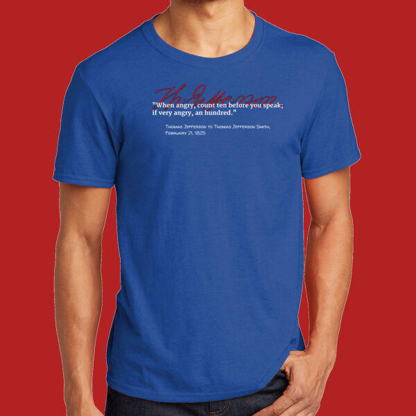 TJ on Anger - Premium Blend Ring Spun T Shirt Thumbnail