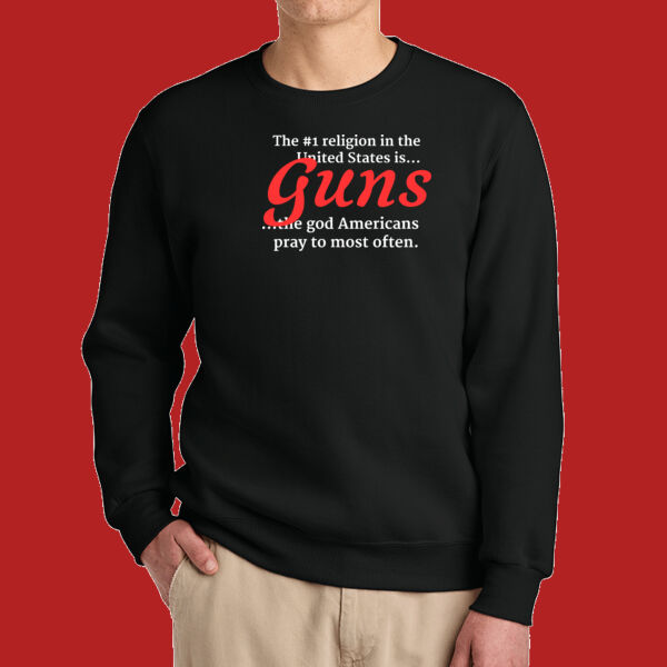 Guns Religion - Eco Premium Blend Crewneck Sweatshirt Thumbnail